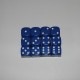 12mm D6 Blue Dice with white dots x12 (Add-On)